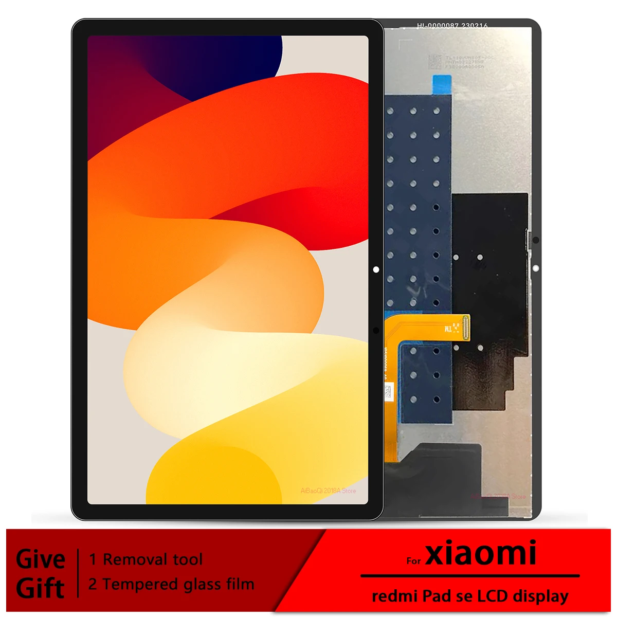 

11-дюймовый ЖК-дисплей для Xiaomi Redmi Pad SE 23073RPBFC для Redmi Pad 2-го поколения, сенсорный дигитайзер, полная сборка, запасные части