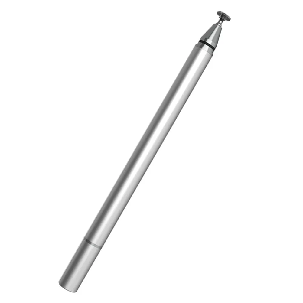 Metal Disc Stylus Pen Premium Aluminum Alloy Capacitive Touch Screen Pencil High Sensitivity Precise Writing Replaceable Tips