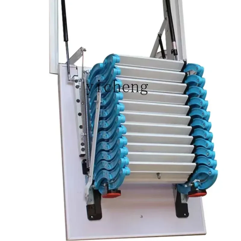 i10.12- Retractable Staircase Indoor and Outdoor Home Villa Duplex Compartment Small Apartment Cobalt Food Industry