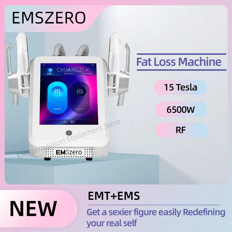 2025 Emszero Slimming Nova PRO Ultra Device Hi-emt جهاز احترافي محمول لنحت الجسم Tesla RF أبيض