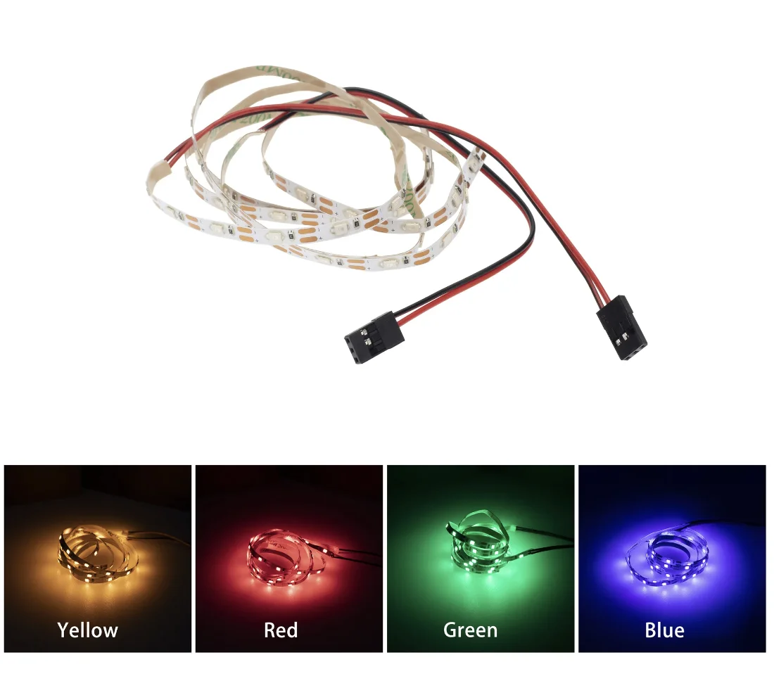 Faixa de luz led adequada para veículo de controle remoto rc, aeronave de asa fixa, drone de asa ar, acessórios de modificação diy