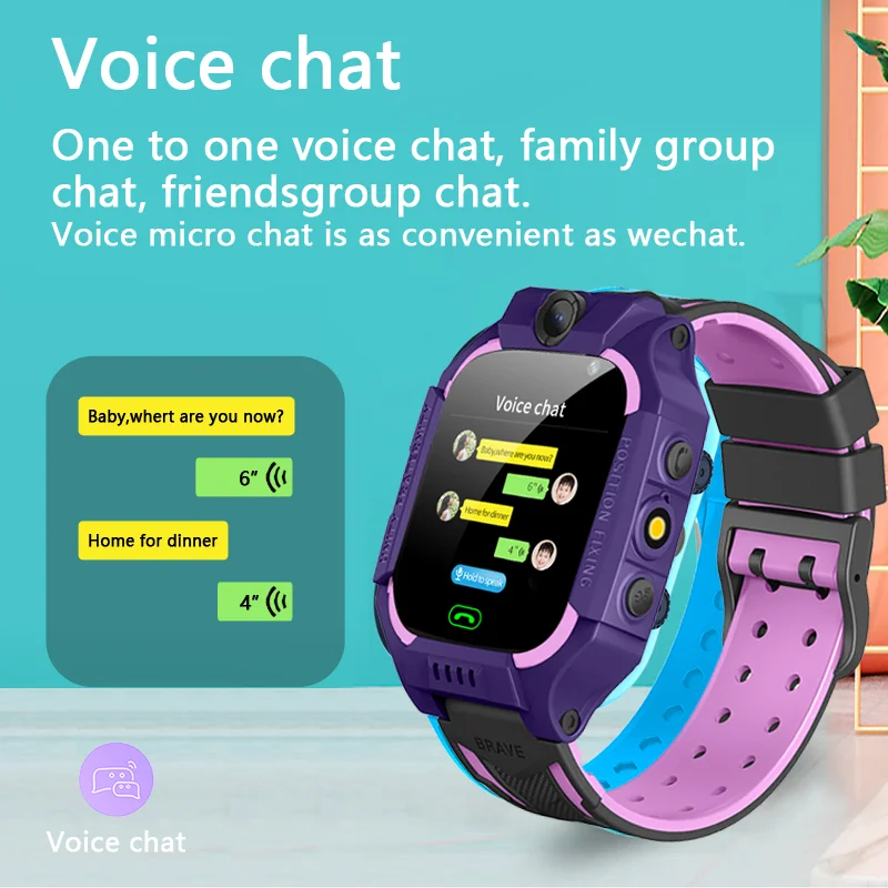 LBS location Q19 Kids Sos Phone Watch  Remote Photo Voice Chat Smartwatch Compatible For Ios Android Child Gifts