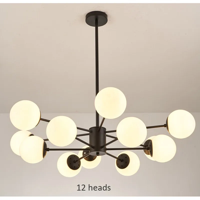 

Modern Glass Chandelier Lighting Ceiling Chandeliers Light For Dining Living Room Bedroom Kitchen Indoor Lustre Fixture Lights