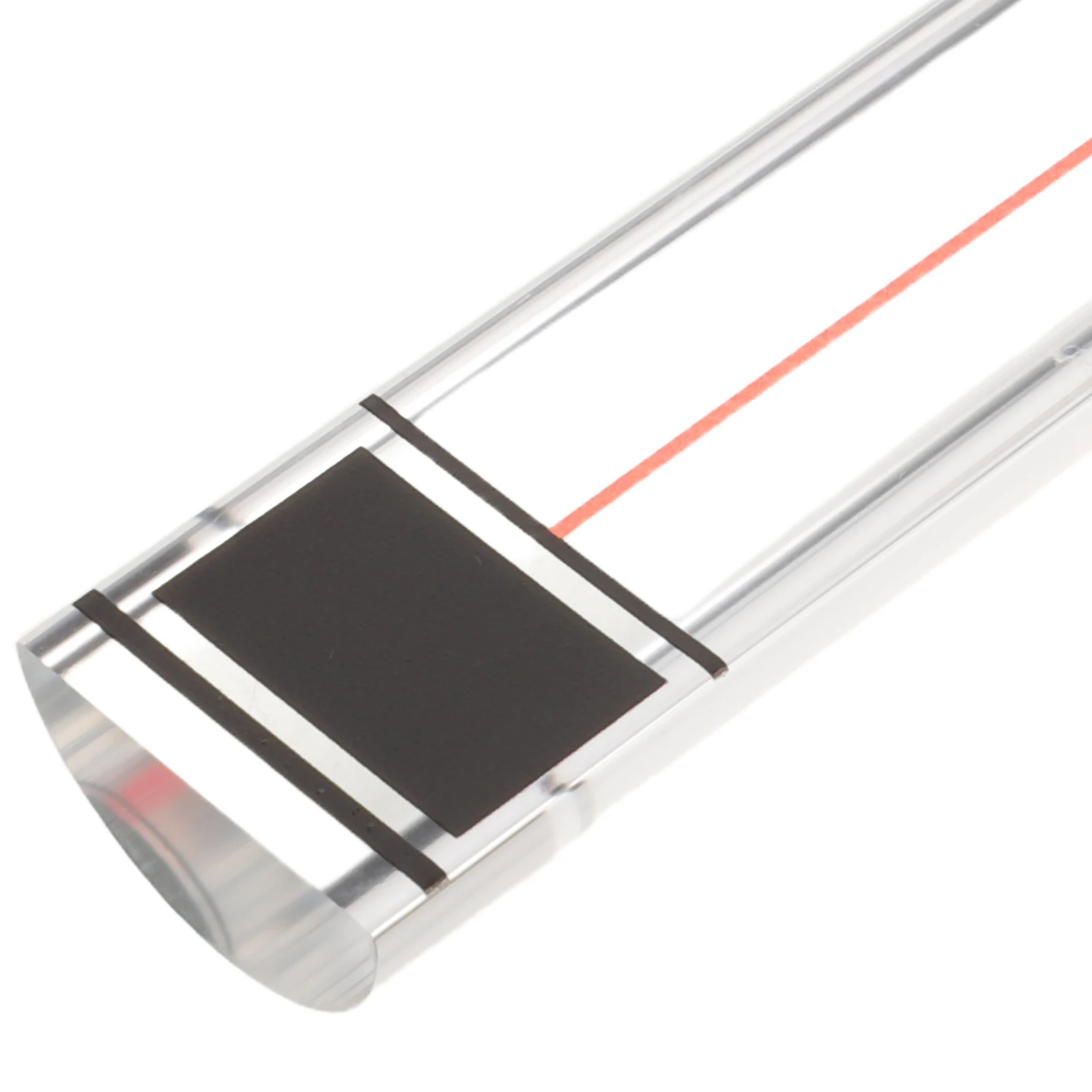 Acrylic Magnifying Ruler Transparent Strip-Shaped 2X Magnifier Reading Measuring Drafting for Books Blueprints Maps Craft