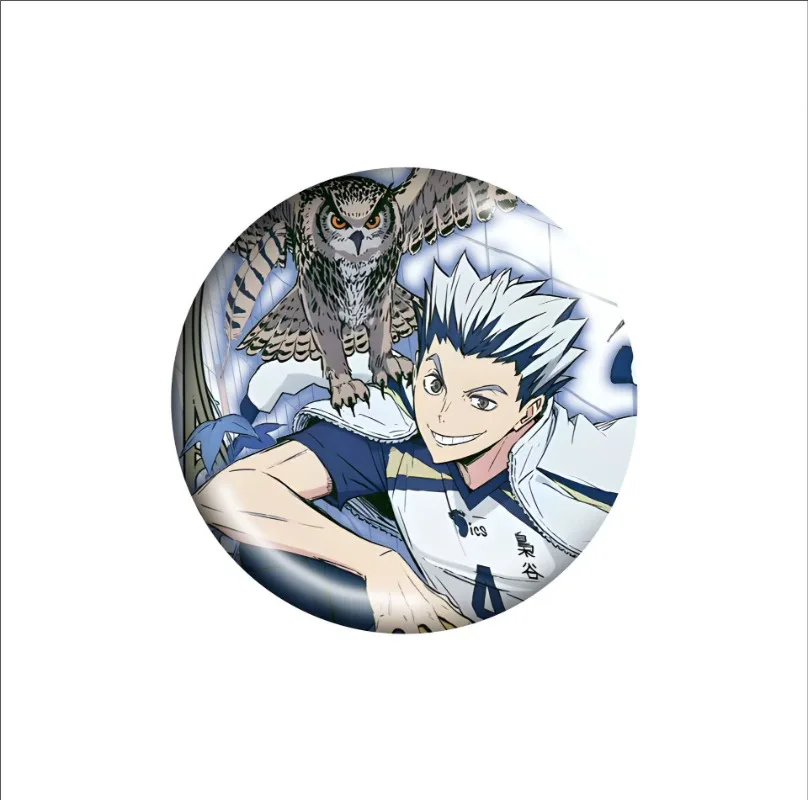 Haikyuu Jump Festa 2025 Plate Desk Decor Kotaro Bokuto Standing Akaashi Keiji Collection Ornament Miya Atsumu Acrylic Doll Gifts