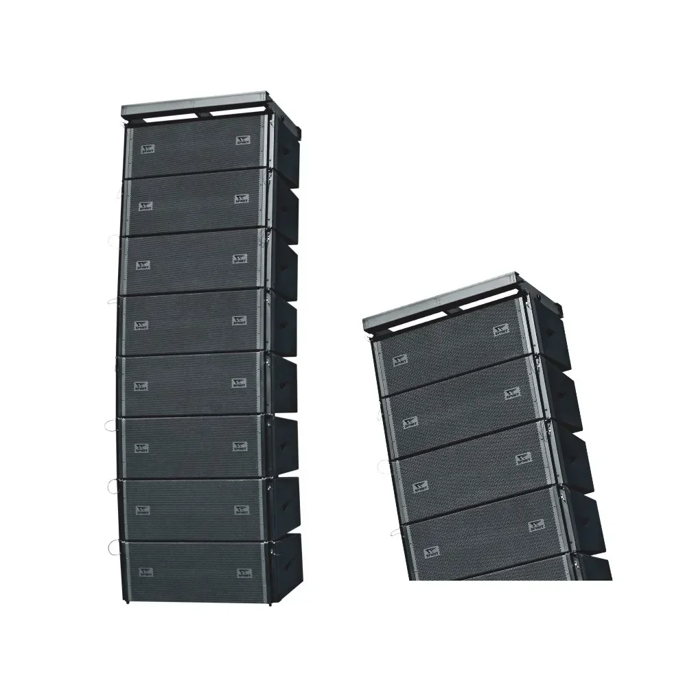 ملحقات مكبر الصوت ثلاثية الاتجاهات مع 1 × 12 بوصة LF، 2 × 6.5 بوصة MF، 2x3 بوصة HF غطاء 90 E1253 مكبر صوت