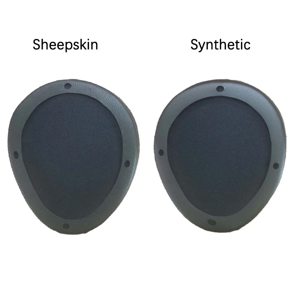 Real Sheepskin Leather Ear Pads Cushions For Audio Quest Aq Nighthawk Headphones