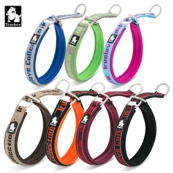 Truelove Dog Collar P-Chain Nylon Adjustable Reflective SBR Neoprene Pull-resistant Explosion-proof Dog and Cat Travel TLC5371