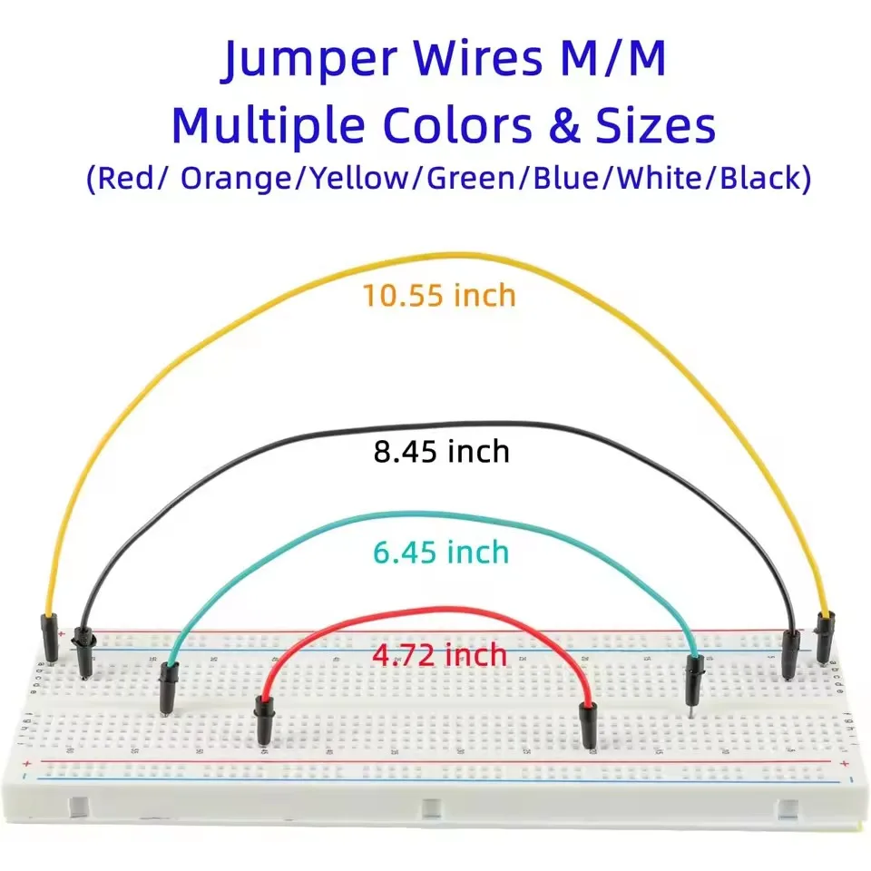 Breadboard Kit with 830-Tie-Point, 400-Tie-Point Boards, 6x170-Tie-Point Mini Boards, 65Pcs Flexible Wires, for Arduino