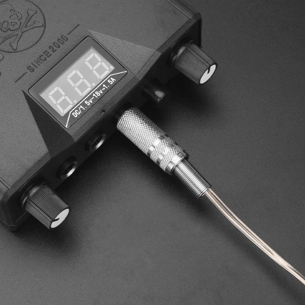 Tattoo Foot Pedal Stainless Steel Rectangular Non-Slip Footswitch for Tattoo Machine Control USB Rapid Conduction