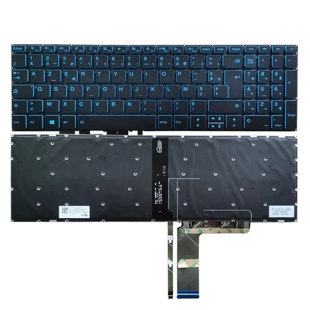 

AZERTY FR Французская клавиатура для Lenovo IdeaPad L340-17 L340-15 L340-17IRH L340-15IRH Синяя подсветка