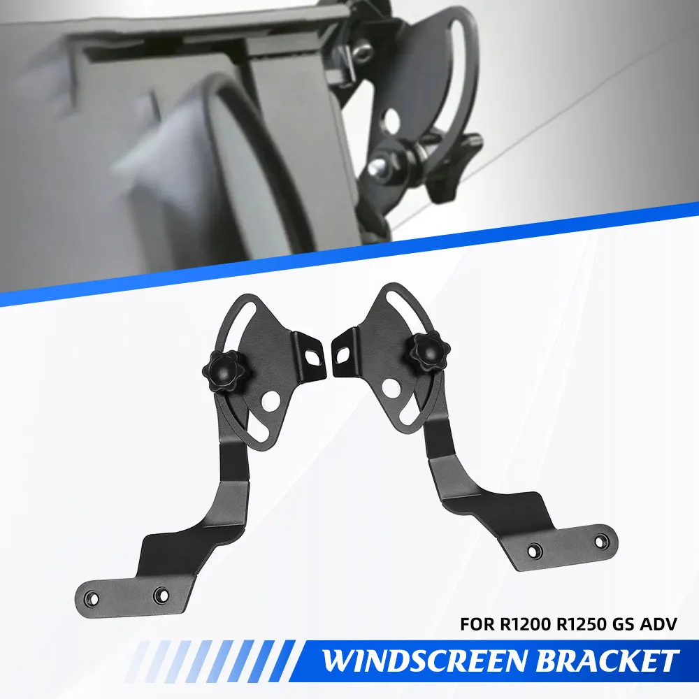 

R1200GS R1250GS Adventure Accessories Windshield Support Holder Windscreen Strengthen Bracket Kits For BMW R1200 R1250 GS ADV