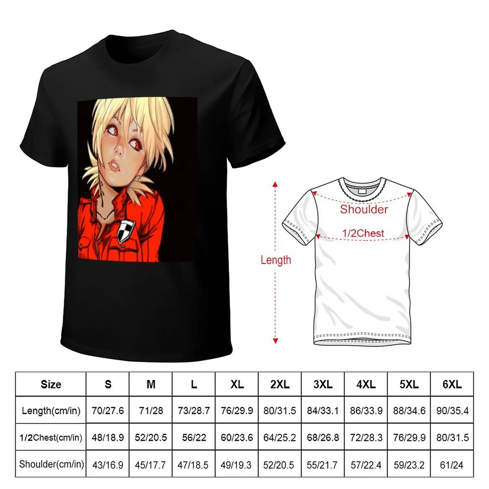 Hellsing - Seras Victoria - Blood Thirst T-Shirt quick drying Short sleeve tee cheap stuff fruit of the loom mens t shirts