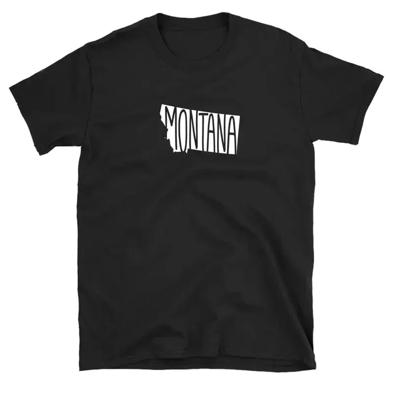 Montana State T shirt Place Name Vacation Moving Away