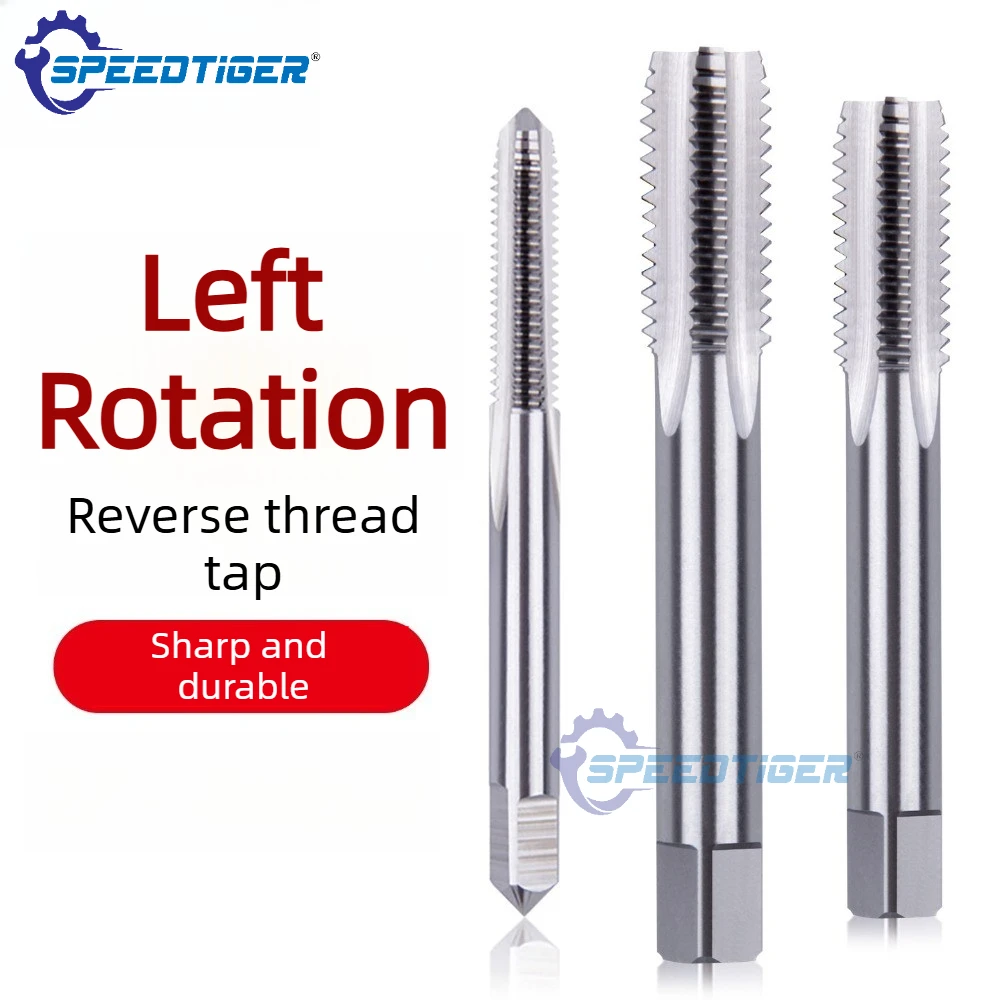 

HSS6542 Left Hand Thread Tap M3 M4 M5 M6 M8 M10 M12 M14 M16 M18 M20 Reverse Left Handed Metric Machine Tap for Stainless Steel