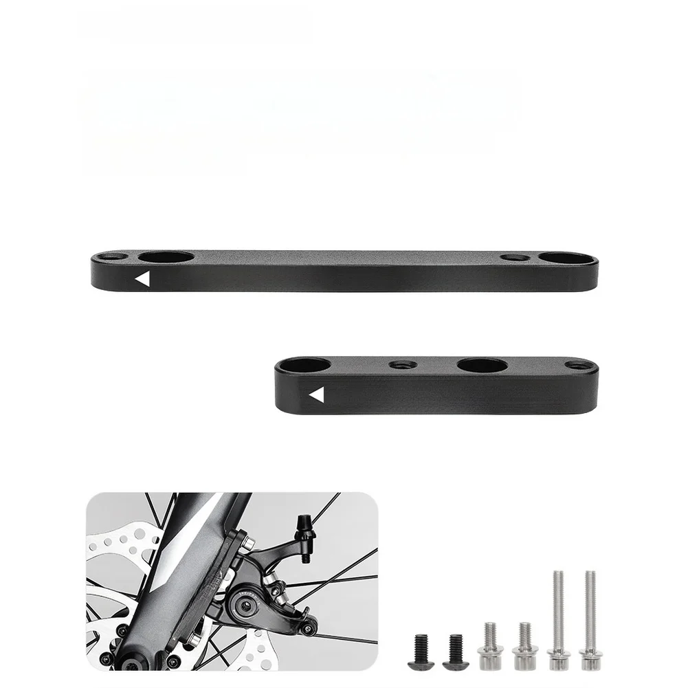 160mm to 180mm Disc Brake Adapter Mount CNC Aluminum Construction Compatible with Most Mechanical Disc Brake Systems
