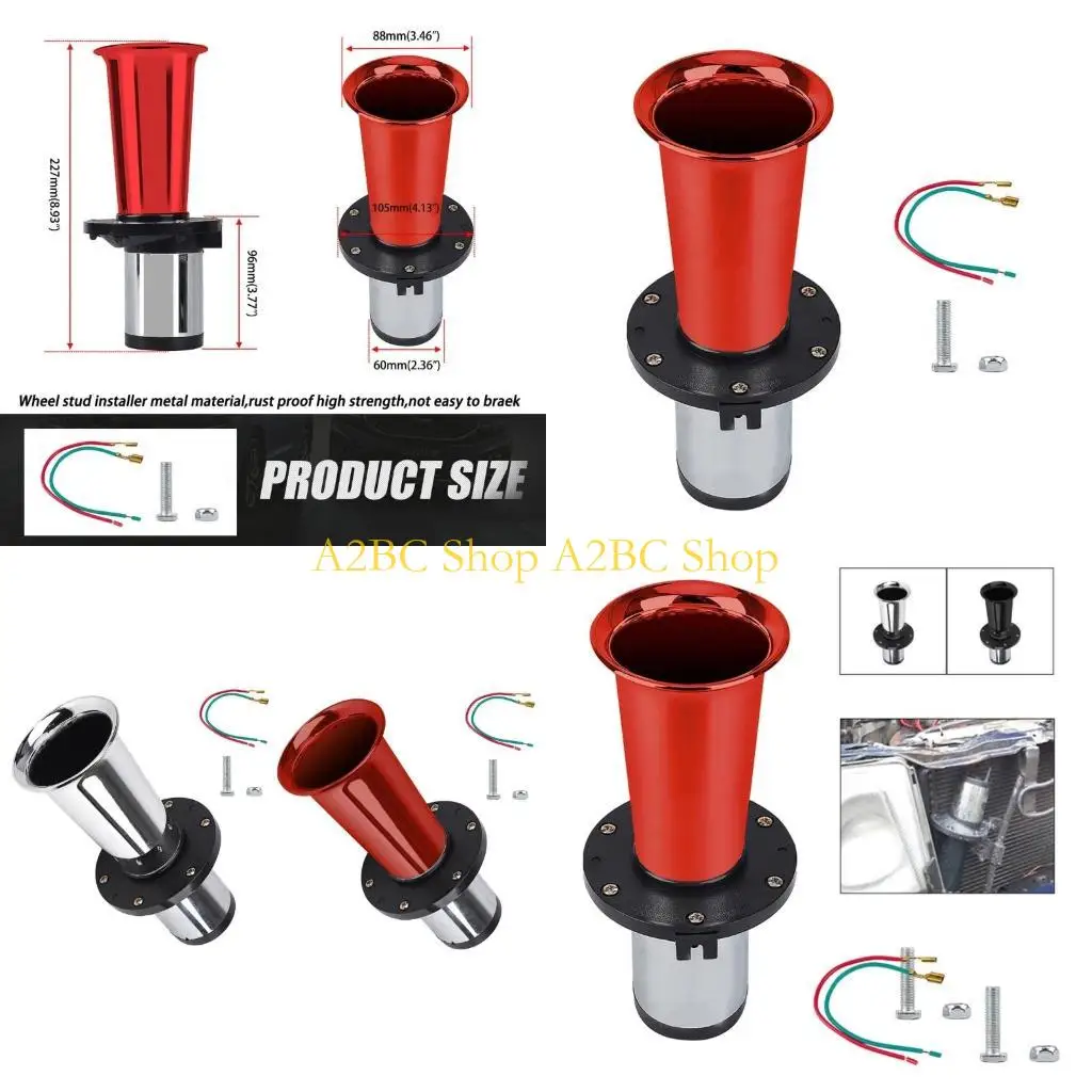 

A2BC 12V 110db Супер громкий электрический автомобильный звуковой сигнал, подходящий для автомобильных лодок
