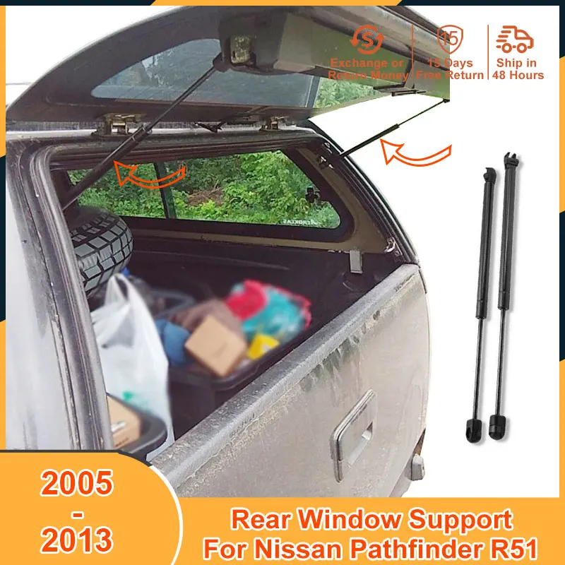 2005-2013 Tailgate Lift Support For Nissan Pathfinder R51 2006 2008 2009 2010 2011 2013 Accessories Rear Window Glass Strut Bars