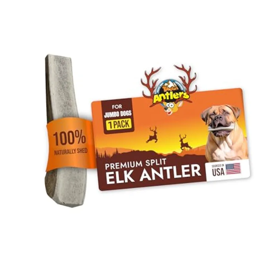 

Тибетские оленьи рога для крупных собак, премиум-класса, натуральные, полезные для здоровья, долговечные, для агрессивных грызунов, производство США.