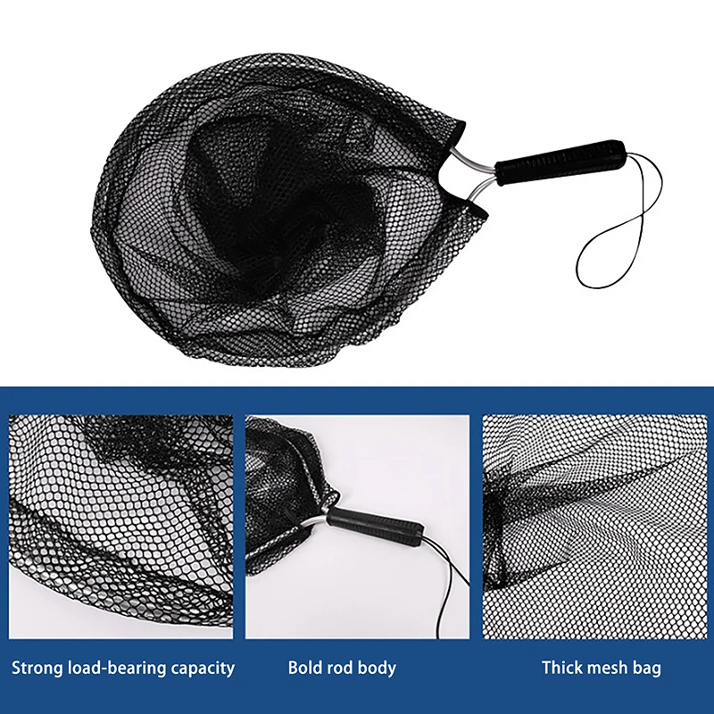 Fly Fishing Landing Net With Corrosion Resistant Durable Handle Knotless Mesh Gift For Friends And Family And Fisherman