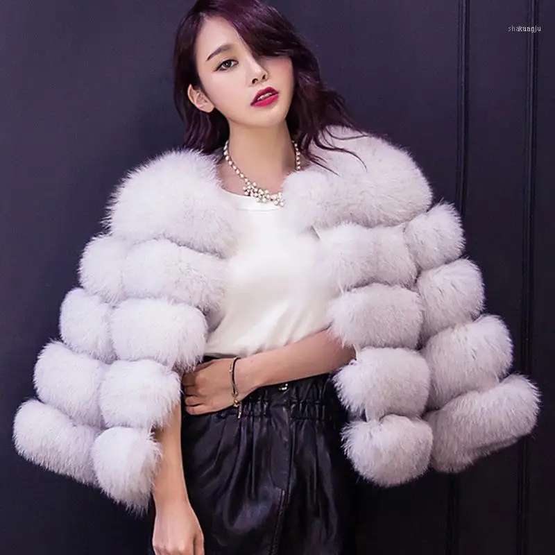 Fashion Mink Coats Women 2022 Winter Faux Fur Thick Warm Outerwear Jacket Solid Overcoat Plus Size 3XL Coat Women Winter Jacket