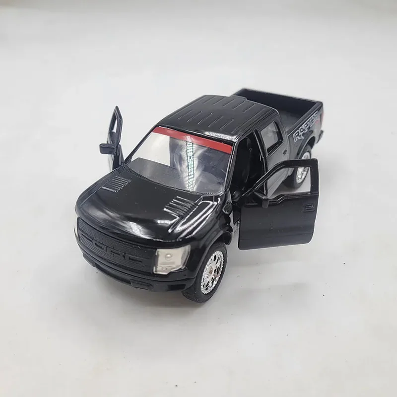 Diecast 1:32 Scale Ford Raptor F150 F-150 SVT Pickup Alloy Car American Mini Truck Model Collection Souvenir Ornaments Display