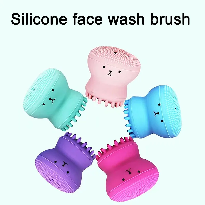 سيليكون الوجه الغسيل تدليك الوجه فرشاة العناية بالبشرة المسام الأنظف فرشاة التنظيف العميق مقشر أداة XJS02 #1