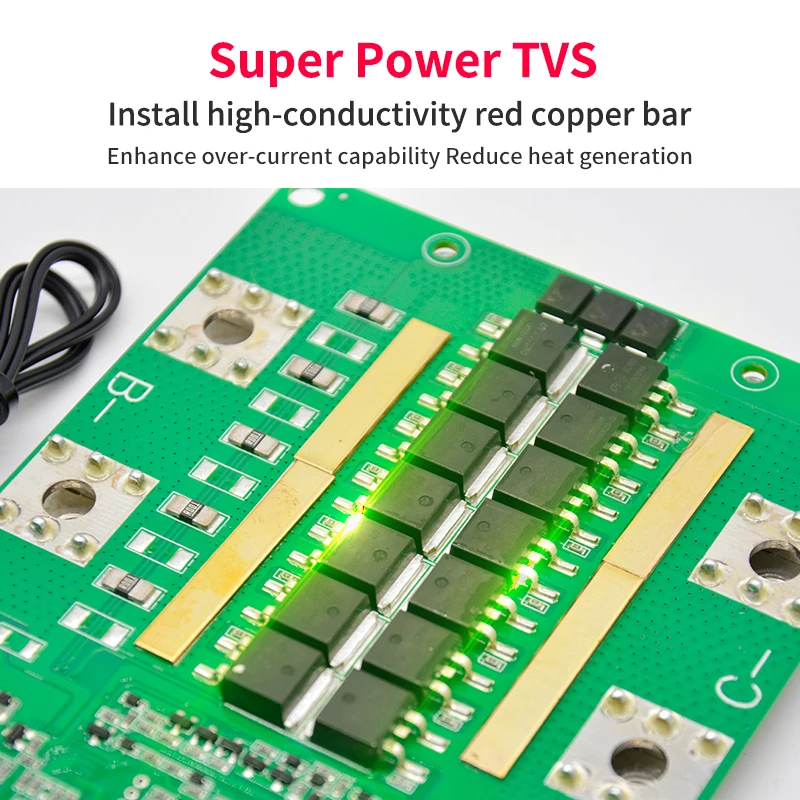 JBD 스마트 BMS 밸런스 PCB 회로 기판, LFP NMC 리튬 배터리, BtT UART RS485, 8S, 24V, Lifepo4 BMS, 100A