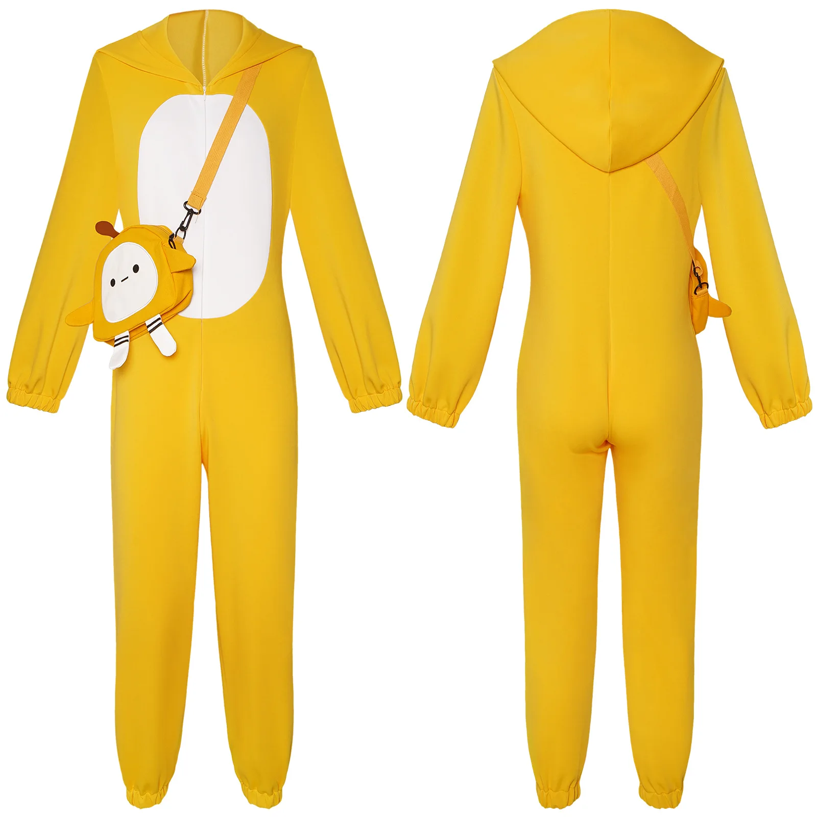 Game Identity V Costume Unisex Lucky Guy Yellow Eggy Good Friend Jumpsuits Halloween Carnival Party Uniform