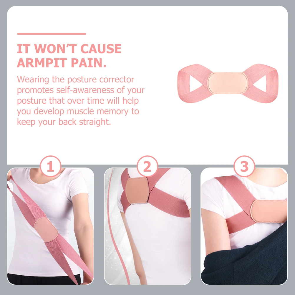 

Корректор осанки спины, регулируемый поддерживающий ремень, легкий дышащий бандаж для спины для офиса, дома, повседневная одежда, удобный дизайн