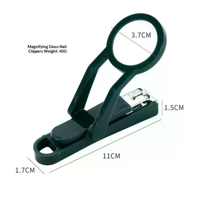 1PC Magnifying Glass Nail Clipper Large Anti-Splash Trimmer Elderly Adults Thick Hard Nails view 5