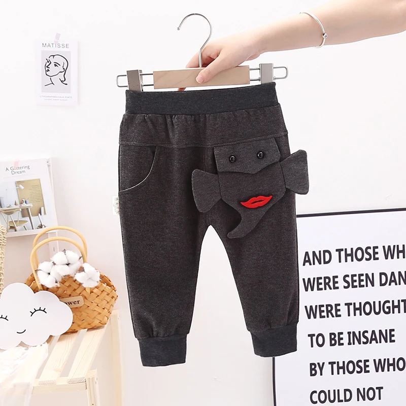 IENENS 0-3 Years Kids Baby Boy Long Pants Toddler Infant Boys Cotton Trousers Boy\'s Casual Harem Pants Children Cartoons Bottoms