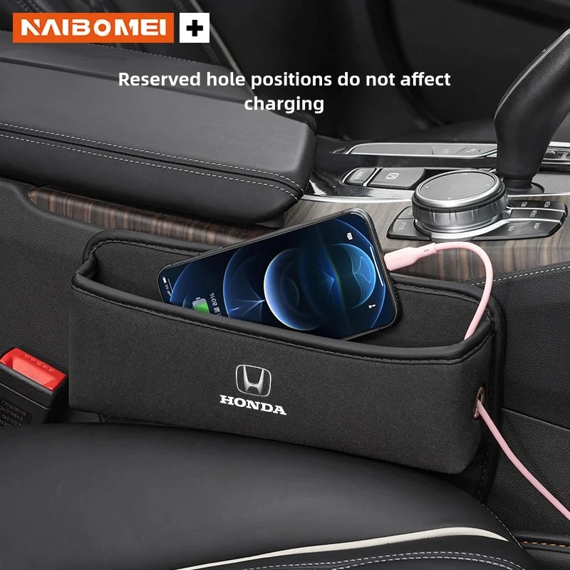 Multifunction Car Seat Gap Organizer Storage Box Pocket Universal For Honda Civic Type R Type S FK8 FK2 FN2 EP3 Accessories