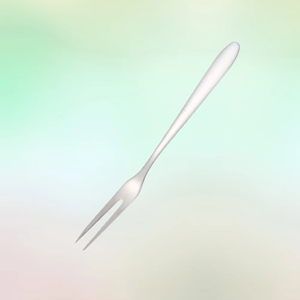 

Fruit Forks Beefsteak Multifunction Dessert Stainless Steel Long Handle Pitchforks