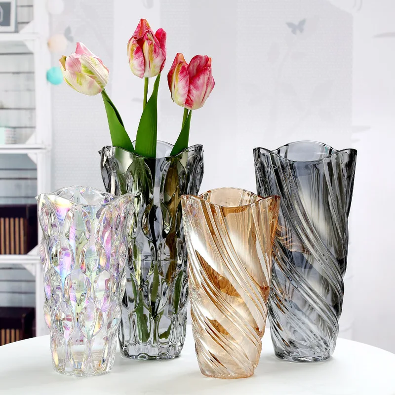 

Scandinavische Woonkamer Model Hotel Handgemaakte Lichte Luxe Kristallen Glazen Vaas Bloemstuk Decoratieve Waren En Ornamenten
