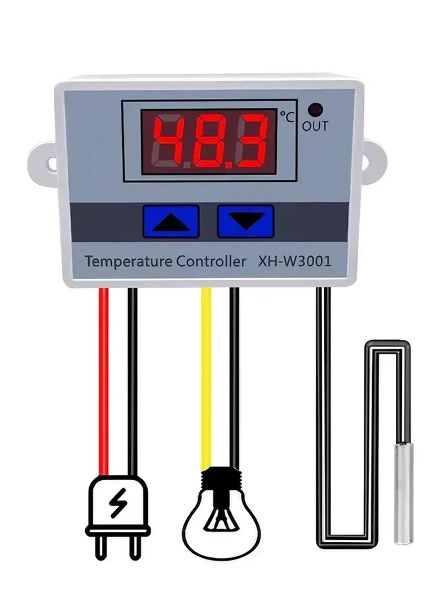 STONEGO-Controlador de Temperatura Digital, Termostato do Microcomputador, Interruptor Termômetro,