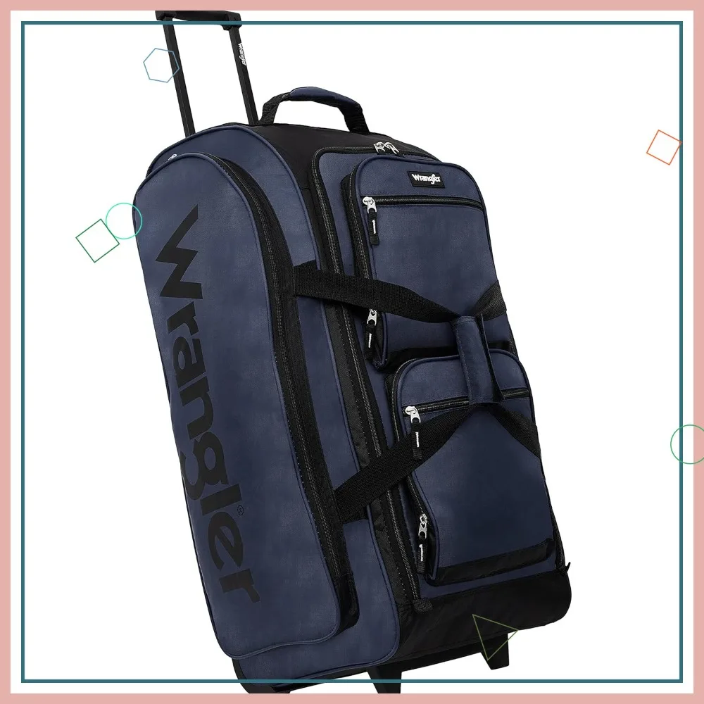 

Durable Rolling Duffel Bag with Wheels for Travel, Gym, and Outdoor Adventures