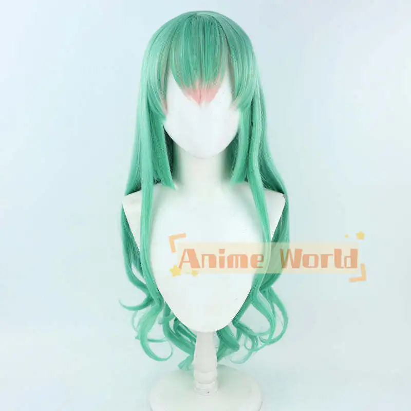 Virtual YouTuber Nijisanji LazuLight Portrait Finana Ryugu Green Cosplay Wig B Edition