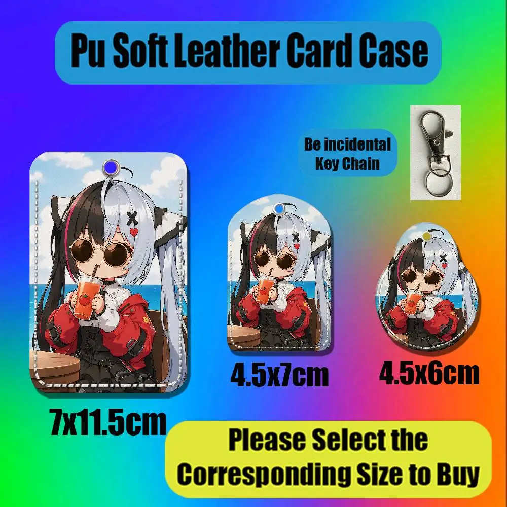 For Neverness To Everness NTE Nanally Mint For AirTag Case Card Holder Keychain ID Credit Bank Access Badge For Air Tag Case