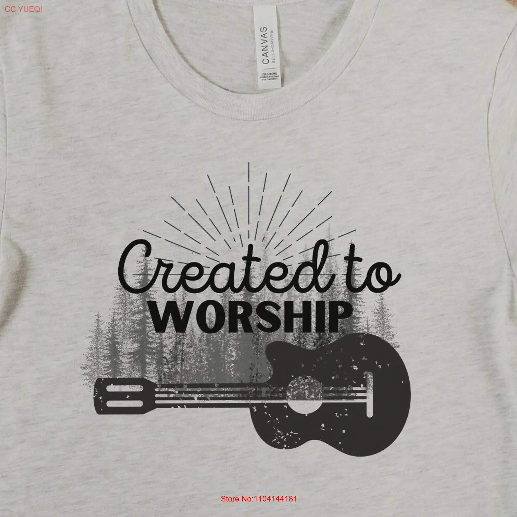 

Христианская футболка, поклонение, футболка, гитара, лидер, группа, подарок, Библия, рубашки, эстетическая одежда, длинные или Короткие рукава