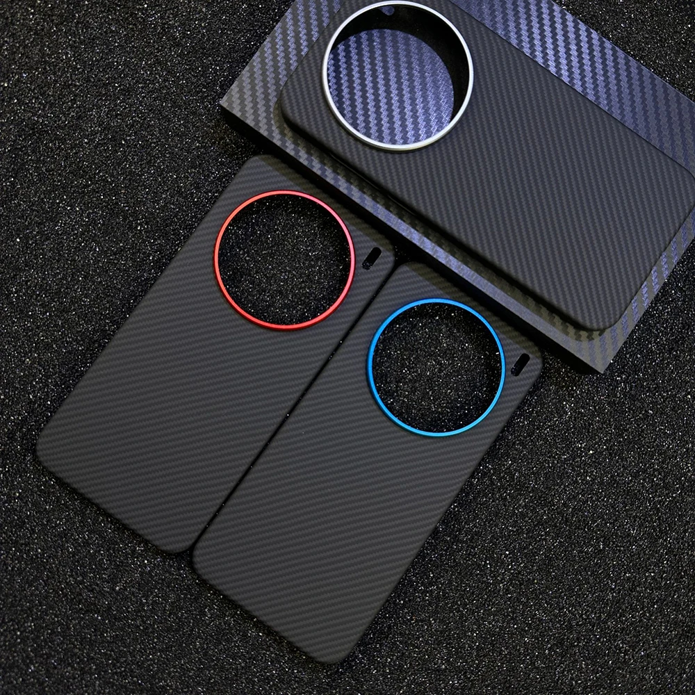 Real Carbon Fiber Case for Vivo X200 Pro Mini Ultra-thin Shockproof Aramid Fiber Protective Cover for Vivo X200Promini Case