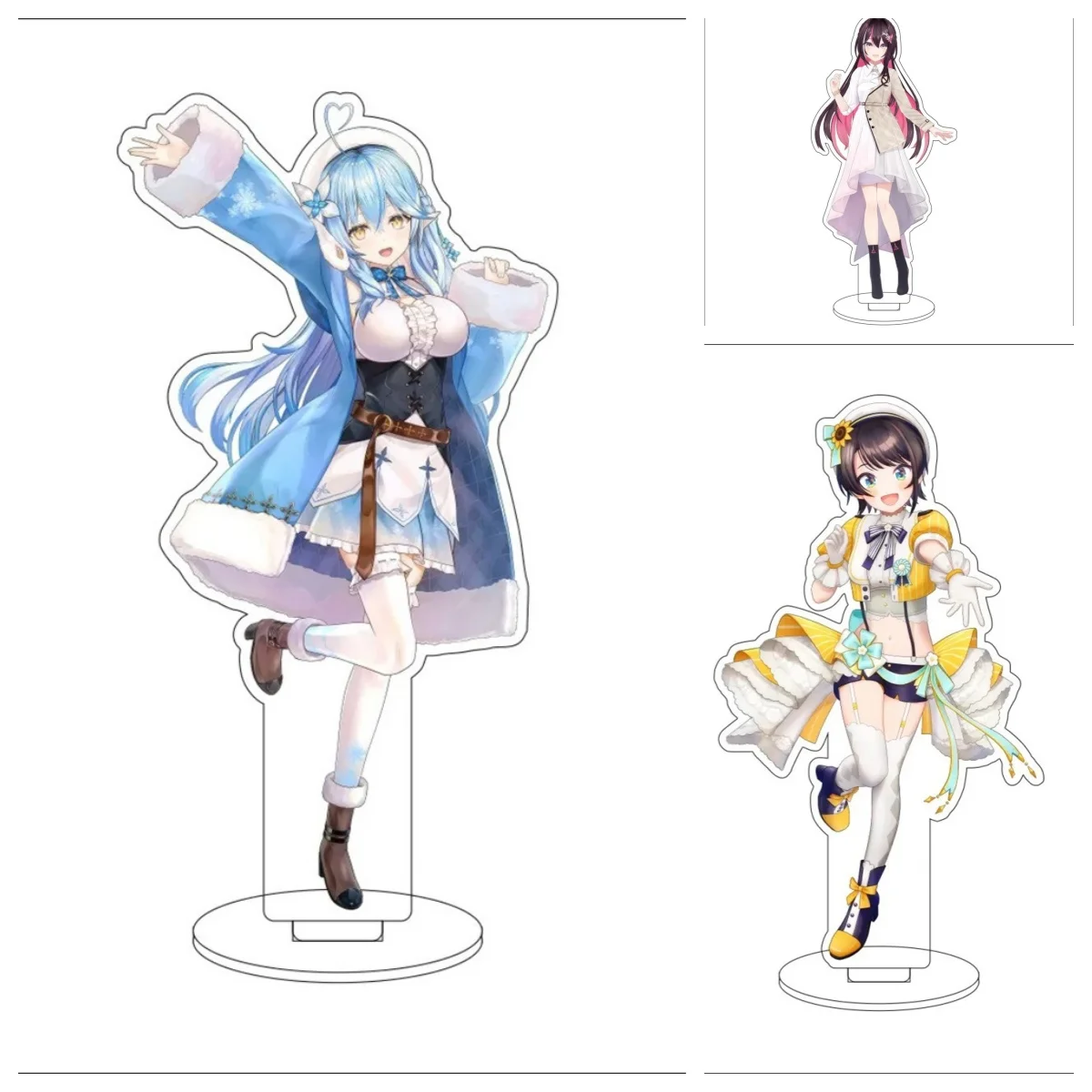 

Anime Hololive YouTuber Acrylic Stand Ornaments Akai Haato Hoshimati Suisei Robocosan Tokino Sora Figure Stand Christmas Gifts