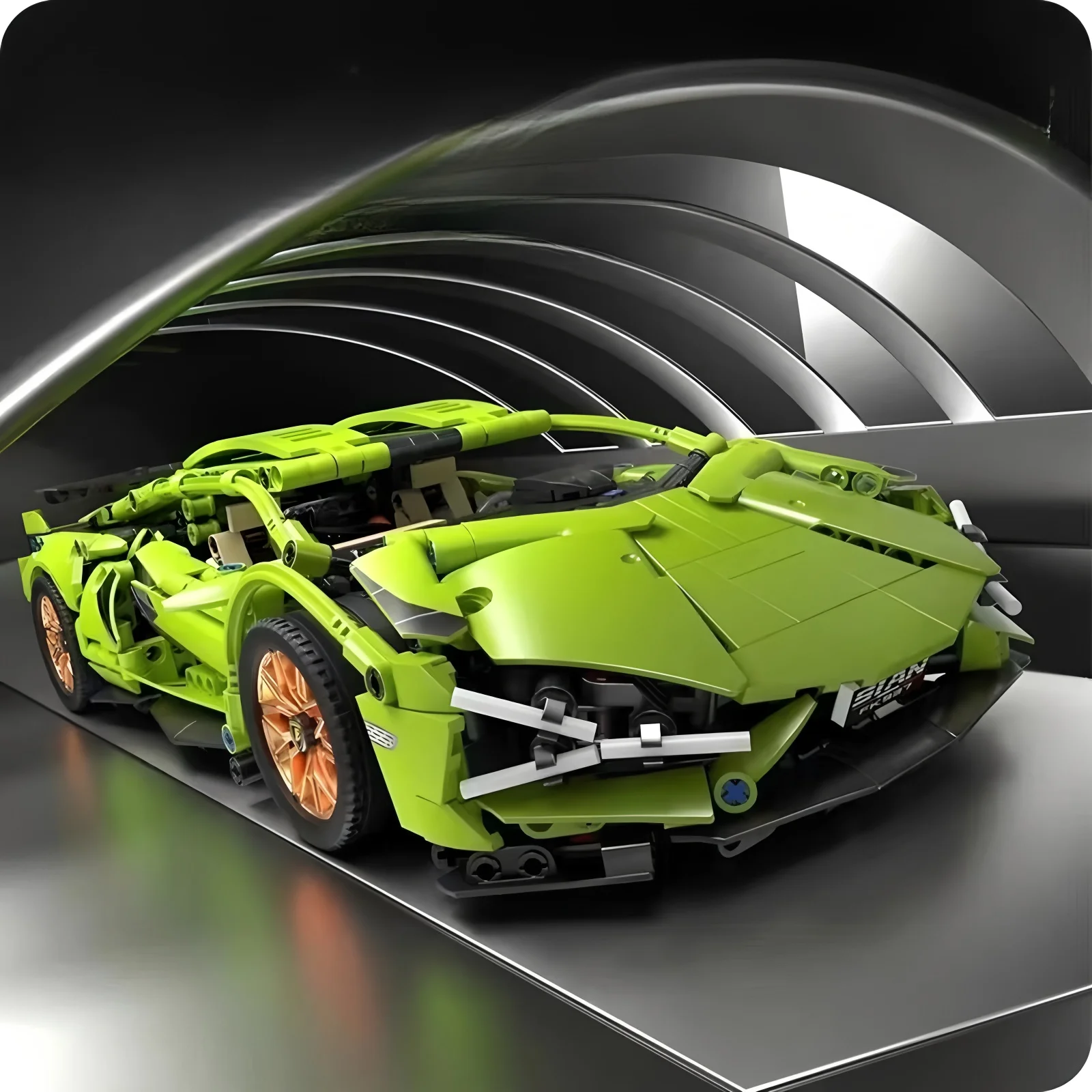 DIY 1:14 بنة سيارة رياضية RC التحكم عن بعد سيارة رياضية بنة سيارة لعبة هدية عيد ميلاد عيد الميلاد والهدايا #3