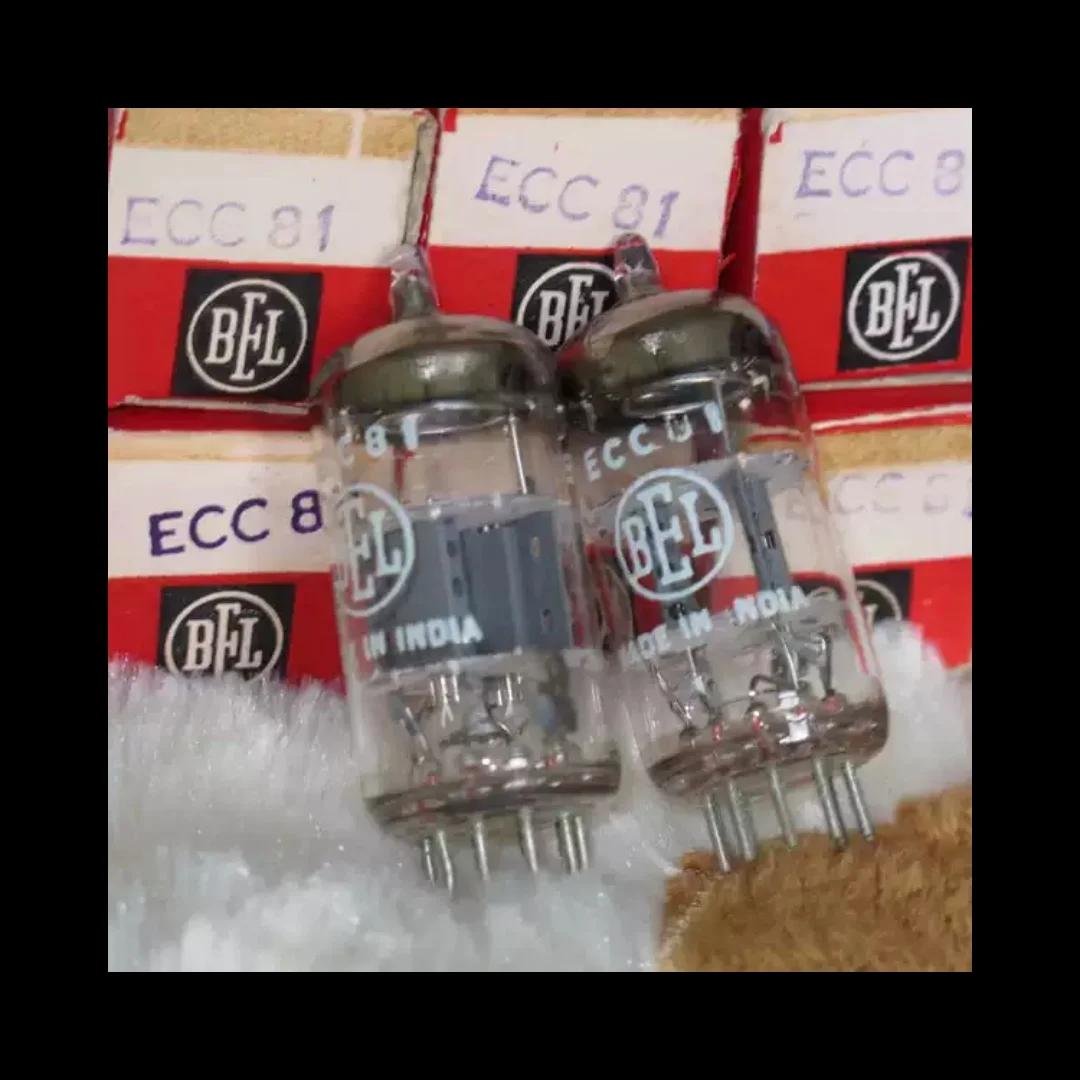 BEL ECC81 12AT7 tube shield new original box pairing