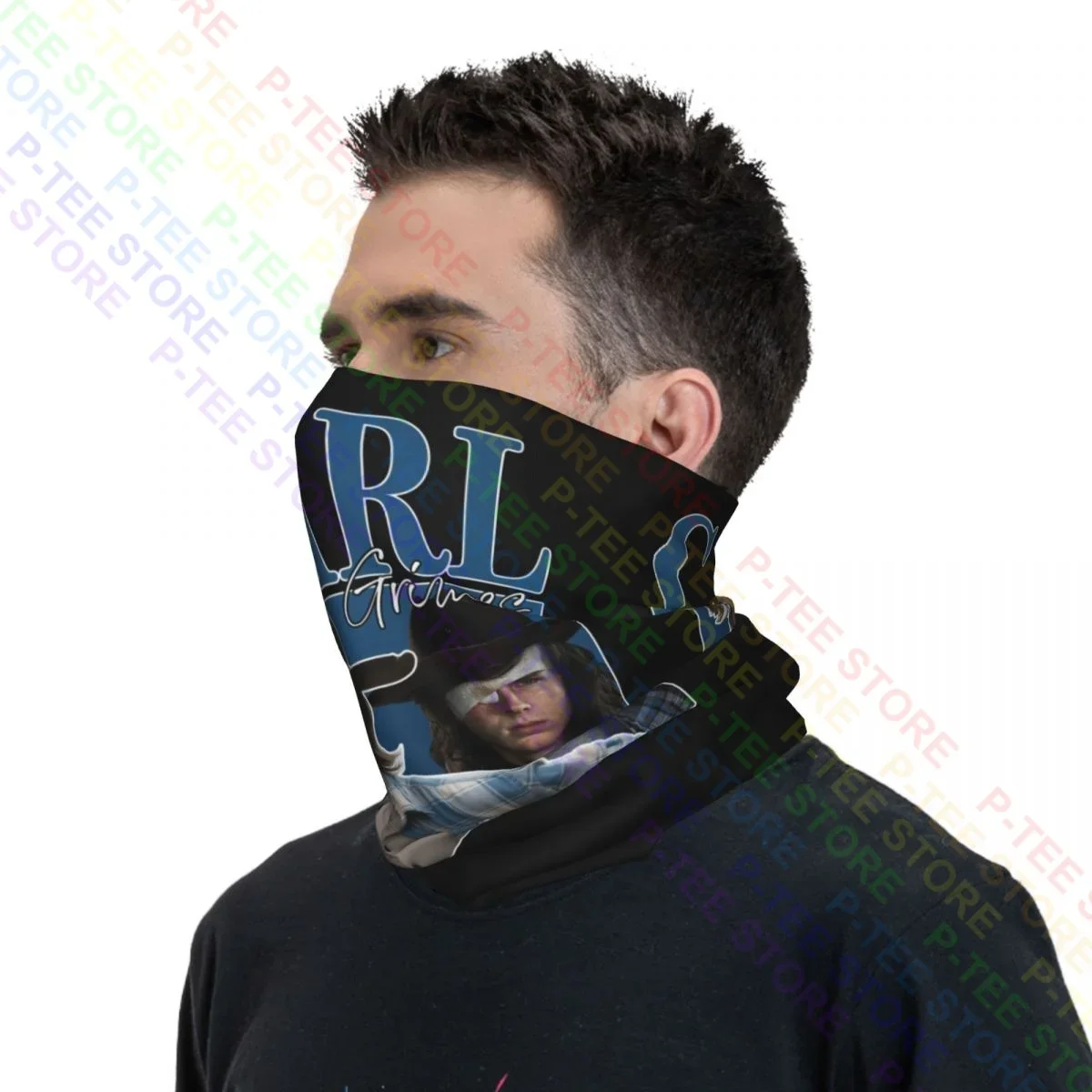 Carl Grimes 90S Walking Dead Chandler Riggs Neck Gaiter Bandana Scarf Face Mask Sports Ourdoor Neck Warmer