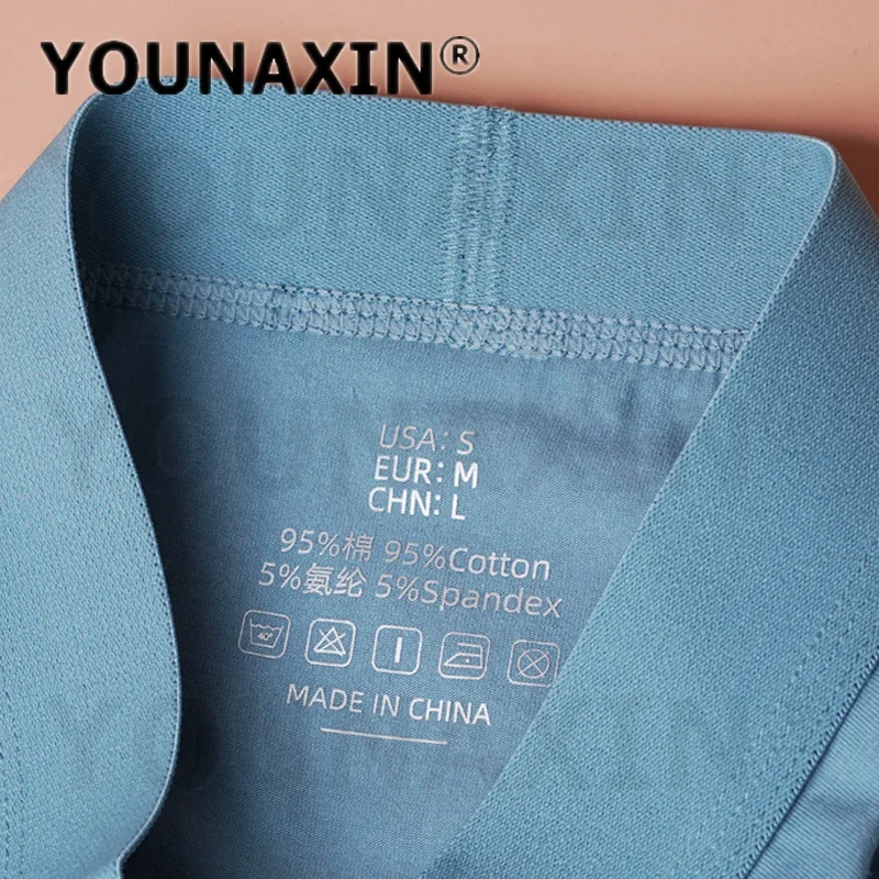 7 Pcs Men Boxer Briefs Cotton Soild Breathable Boxershorts Boy Panties Undies Random Mixed Colors Asian Size M L XL 2XL 3XL