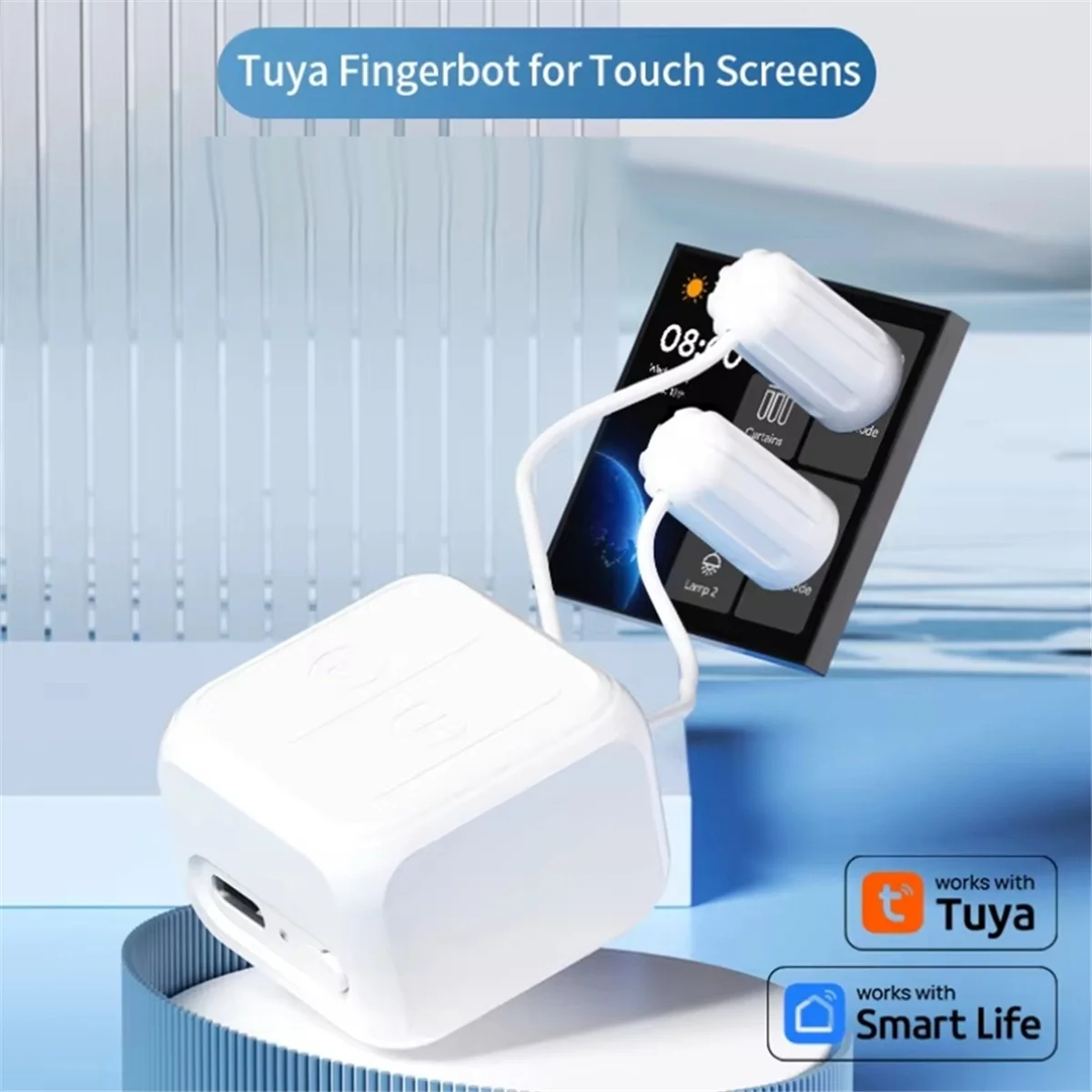A47ZZ Tuya Fingerbot Touch Screen Smart Life BLE Interruttore tattile wireless Robot Remote Supporto Alexa Google Home Assitant vocale