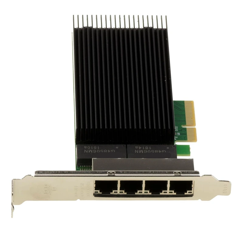 Hot TTKK Pcie Card Network Controller 2.5G X4 LAN Gigabit Ethernet 4 Ports RJ45 Quad Chipset Support 10 100 1000 2500 1G 2.5G