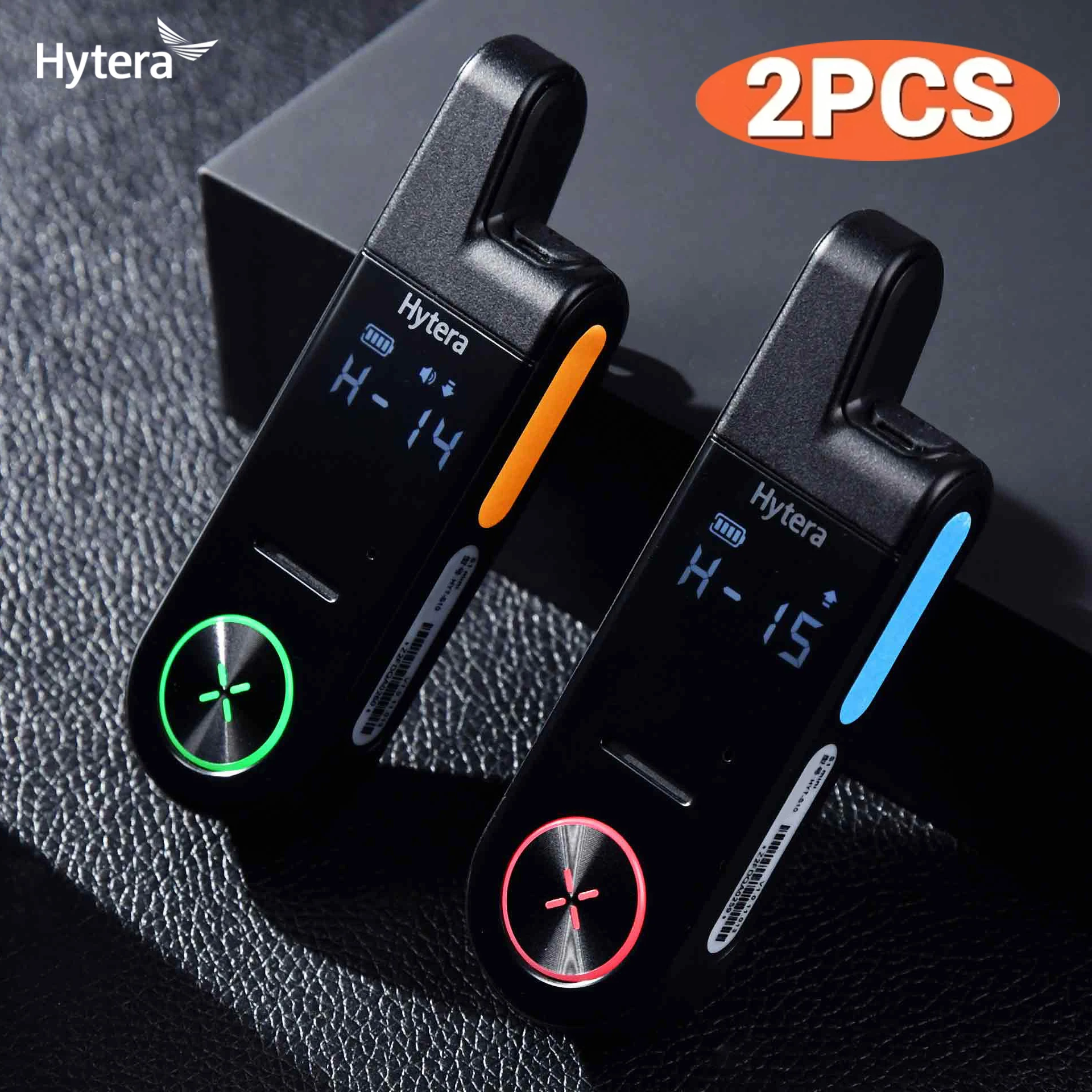 HYTERA S1 Mini Analog UHF Radio Radio de Comunicação Ultra-thin Walkie Talkie Type C Fast Charging with Display for Restaurant