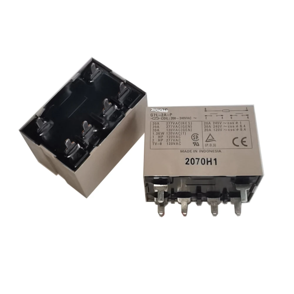G7L-2A-P Relai 200-240VAC 6Pin